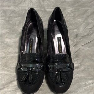 Dana Buchman Black Patent Loafers